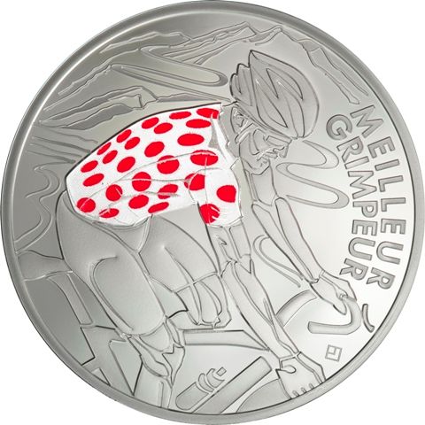 Tour de France - rødflekkete sykkeltrøye