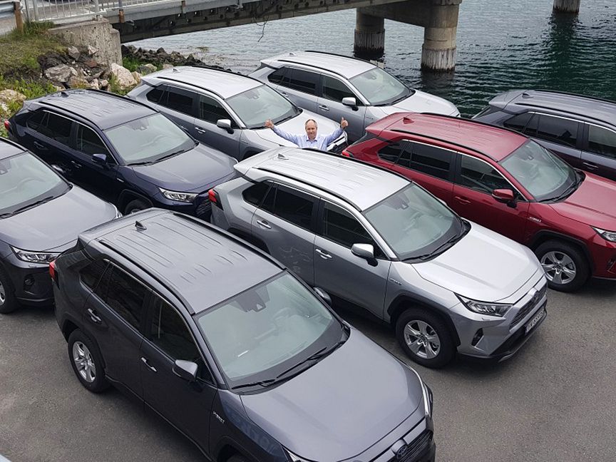 Toyota er Narviks mest populære bilmerke i første halvår