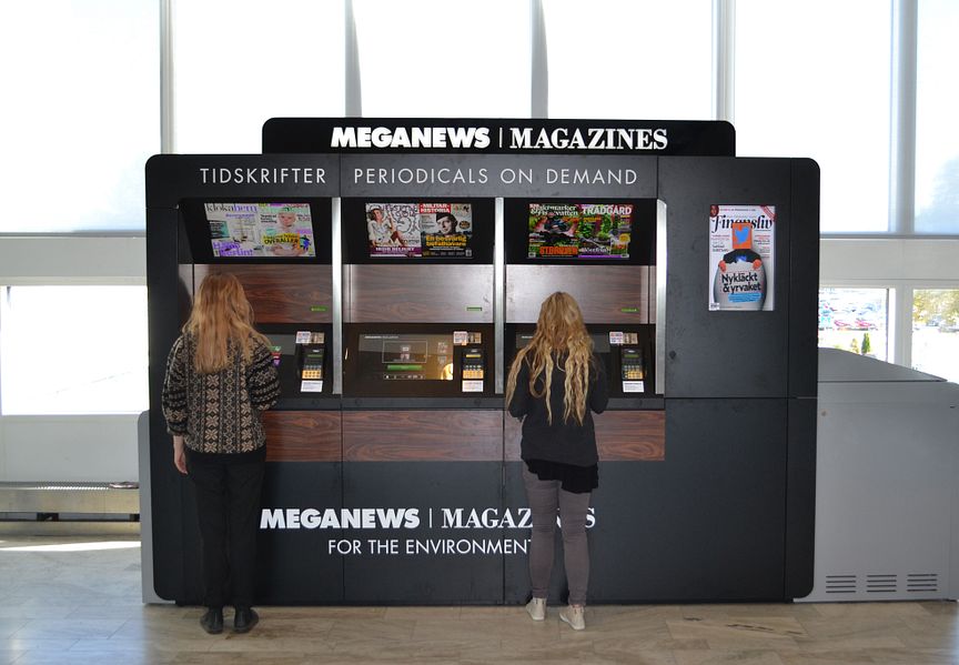 Landvetter första flygplatsen i världen att lansera framtidens klimatsmarta tidningskiosk