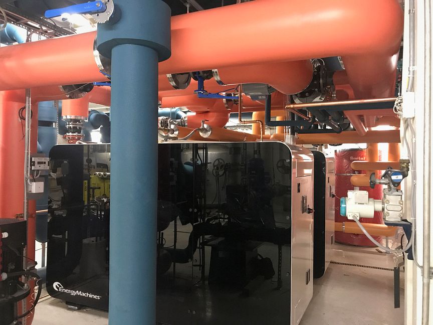 Energy Machines Värmepumpanläggning på Frölunda Torg