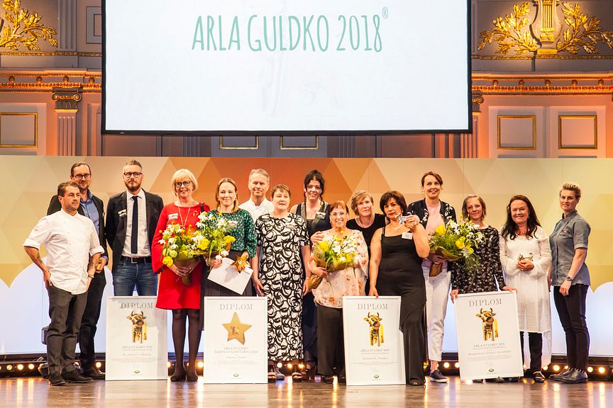 Samtliga vinnare av Arla Guldko 2018