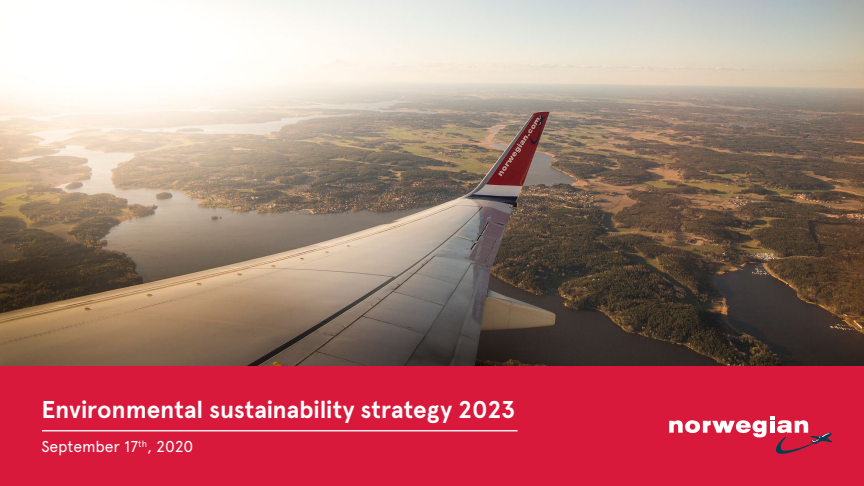 Norwegian's Environmental Sustainability Strategy 
