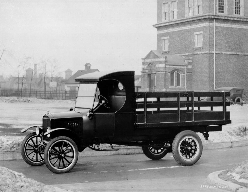 Ford TT 1924 med staketflak
