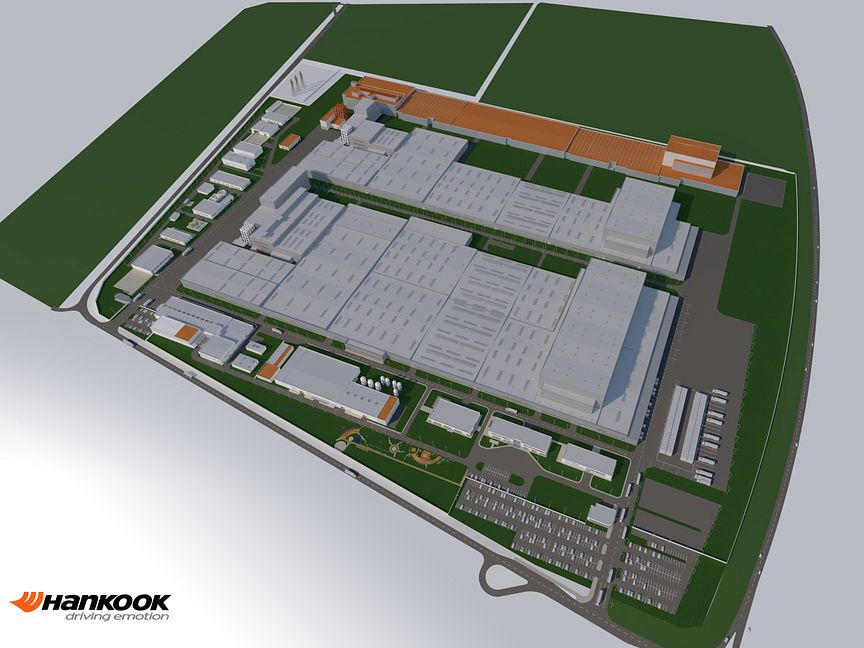 Hankook Tire bygger ut sin fabrik i Ungern med en TBR del