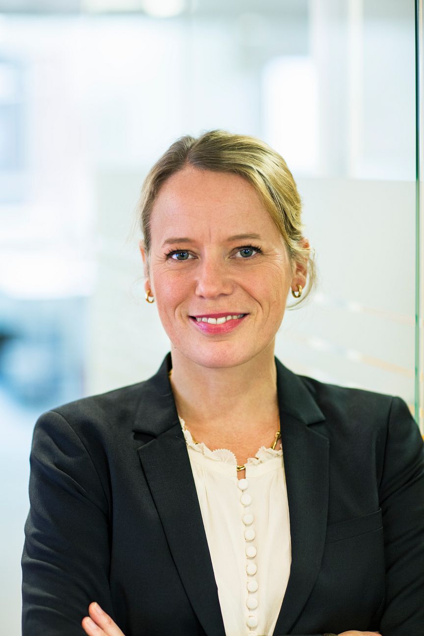 Lina Öien, chef för enheten för hållbar utveckling, Riksbyggen