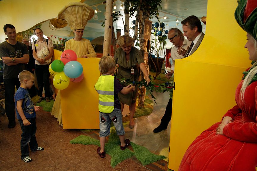 Invigning barnlounge Stockholm Arlanda Airport