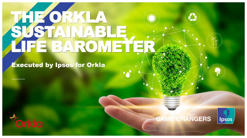 Rapporten Orkla Sustainable Life Barometer 2019
