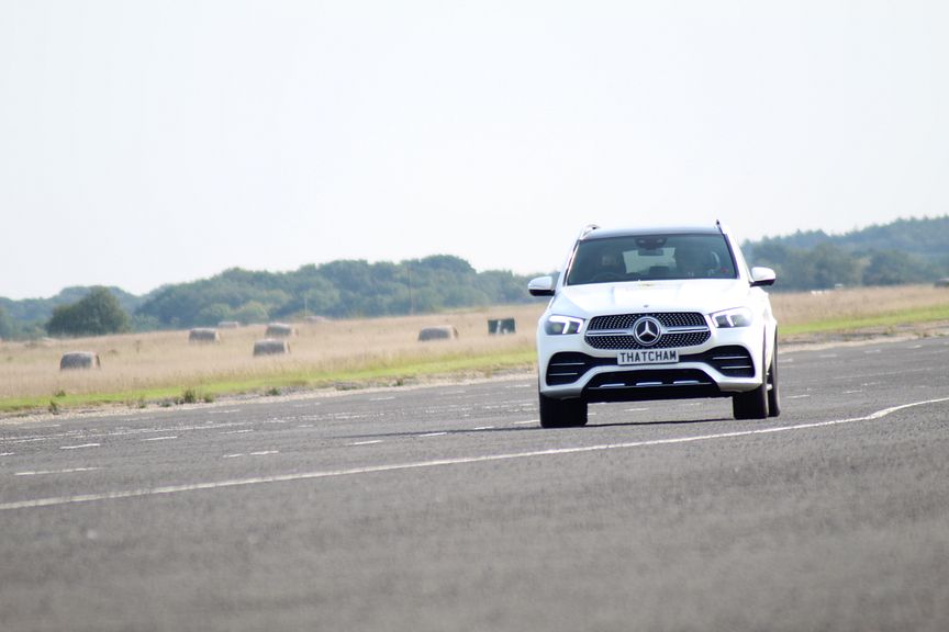 The Mercedes GLE in Assisted Driving testing