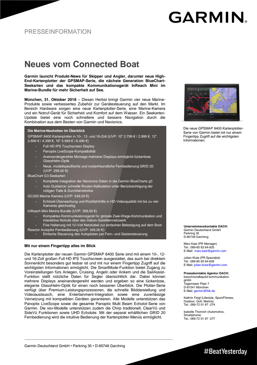 Neues vom Connected Boat 