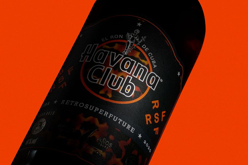 Limited Edition Havana Club 7 Años - von Restrosuperfuture designt 