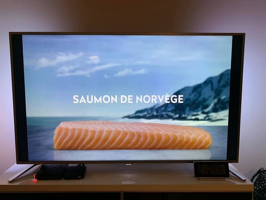 Laksekampanje på fransk TV