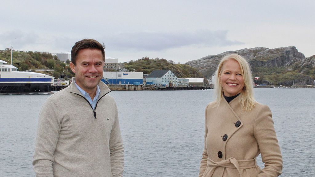 Tormod Skålsvik (Akvaplan-niva) og Malin Johansen (NCE Aquaculture). Foto: Ann Cecilie Hilling.