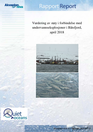 APN 2018 rapport - undervannsstøy ved sprengninger