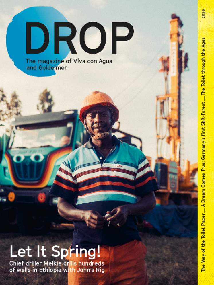 Drop - The Viva con Agua and Goldeimer Magazine