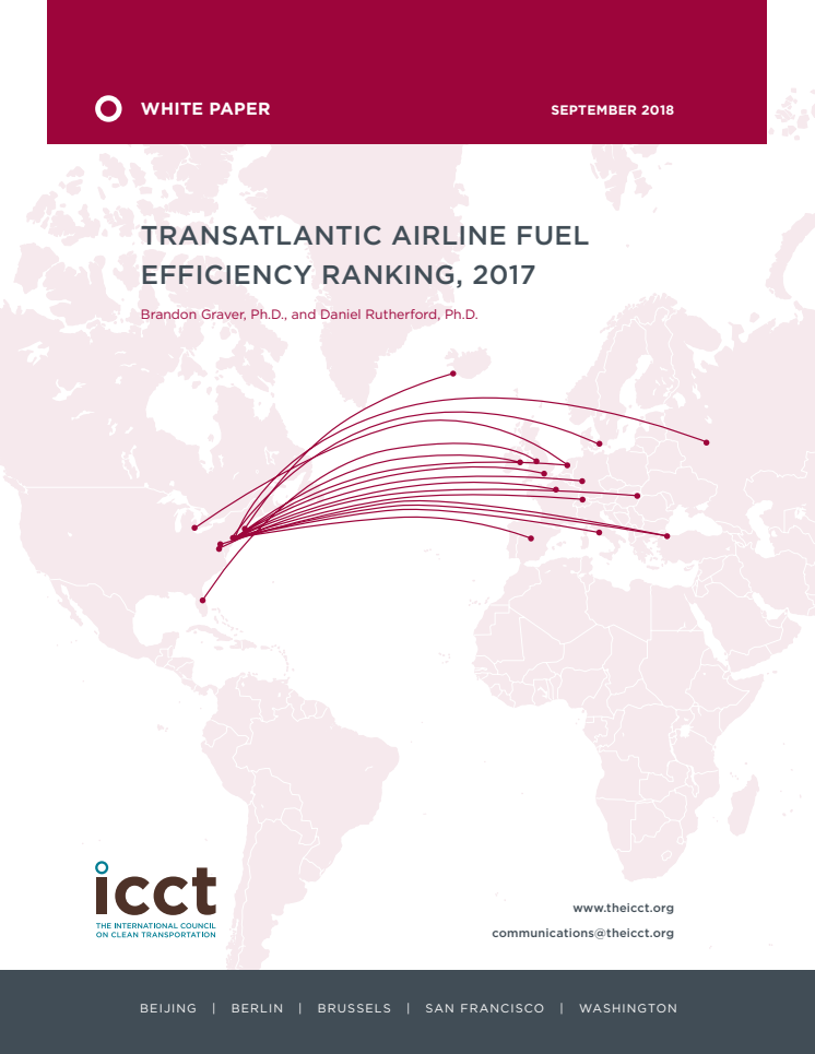 ICCT report transatlantic airlines 2018