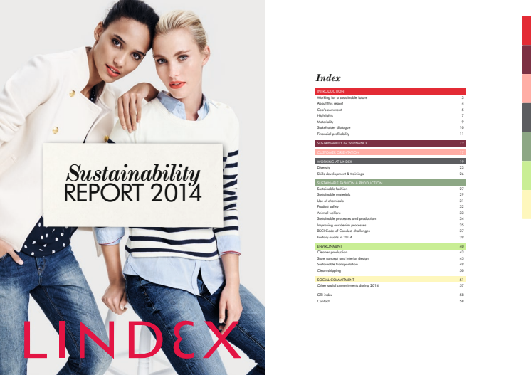 Lindex Sustainability Report 2014