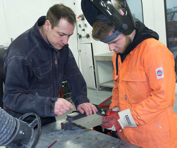 Apprentices in Action -  welding
