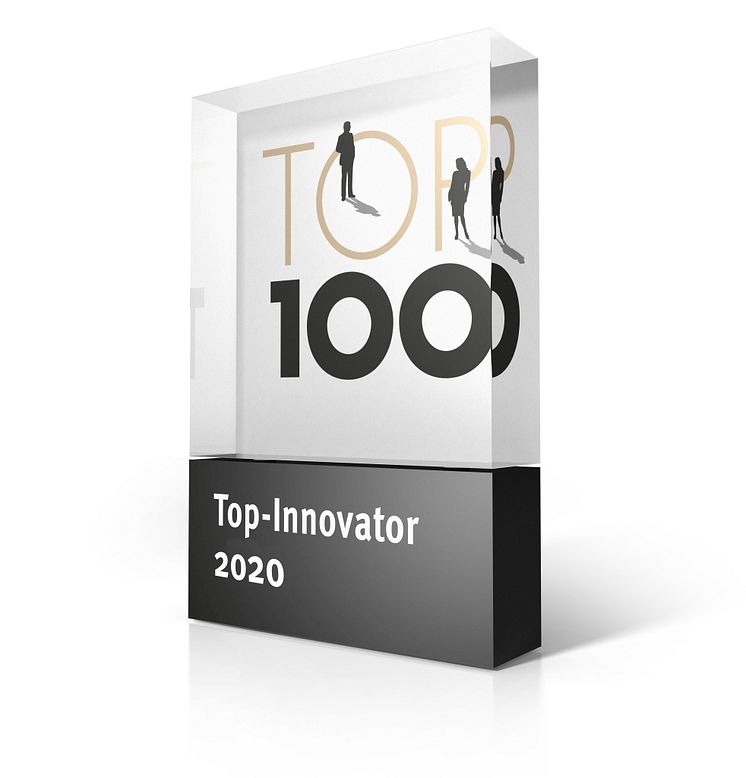 hansgrohe TOP 100 Innovator 2020 trofé