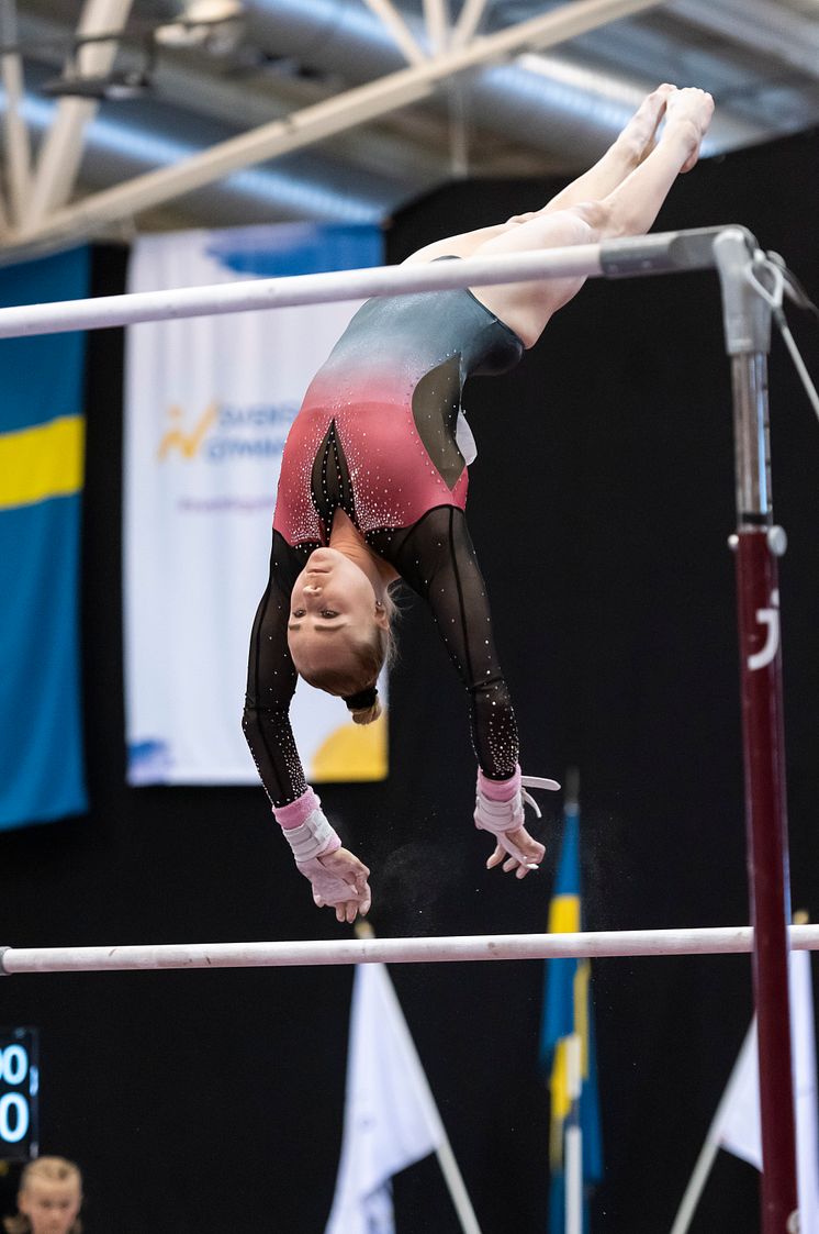 Jonna Adlerteg vann grenfinalen i barr, kvinnlig artistisk gymnastik
