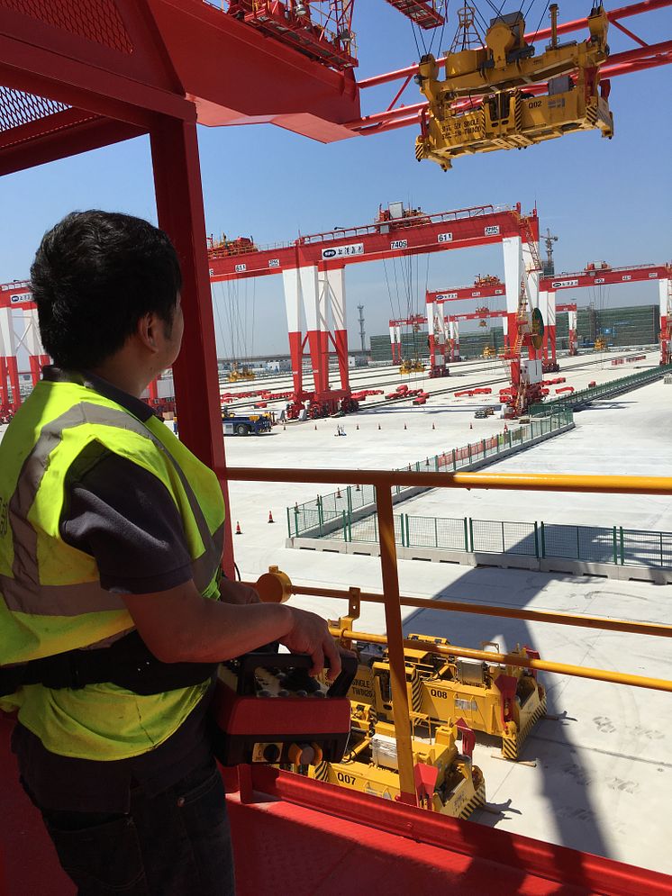RRC operations at Port of Yangshan 