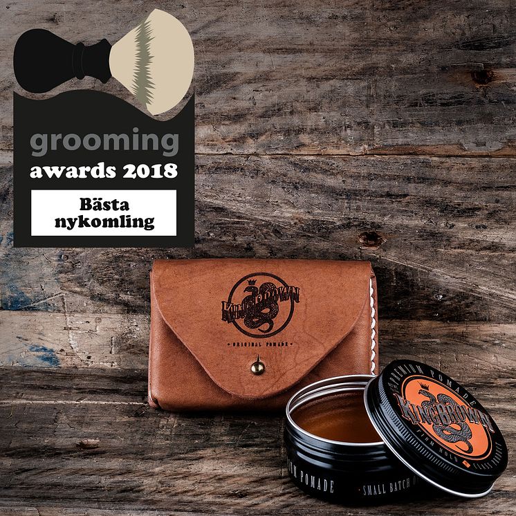 Grooming Awards 2018 - Bästa nykomling - King Brown Pomade 