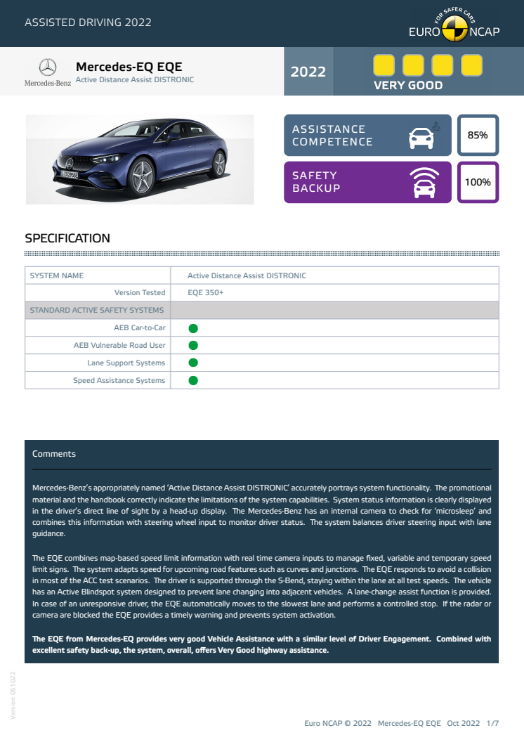 Euro NCAP-Assisted Driving 2022-Mercedes-EQ EQE-Datasheet.pdf