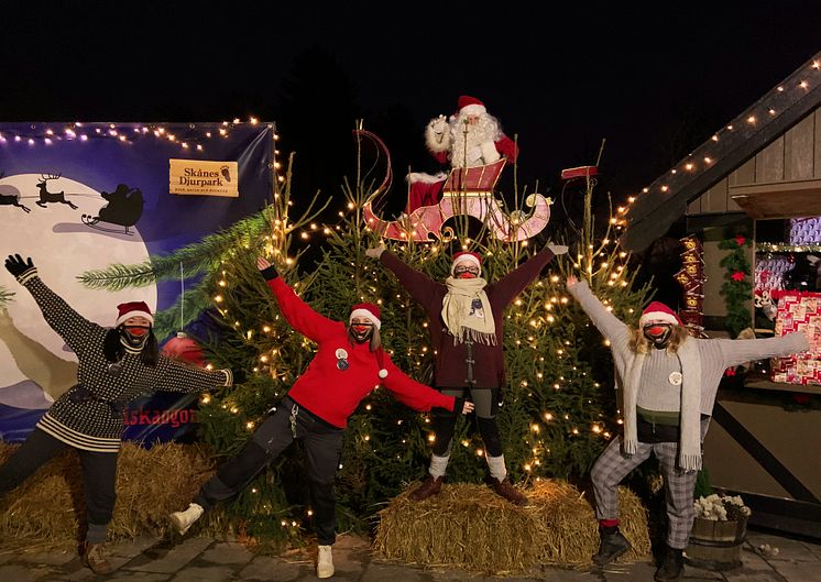 Teamet i Skånes Djurpark hälsar välkommen till Djurens Jul
