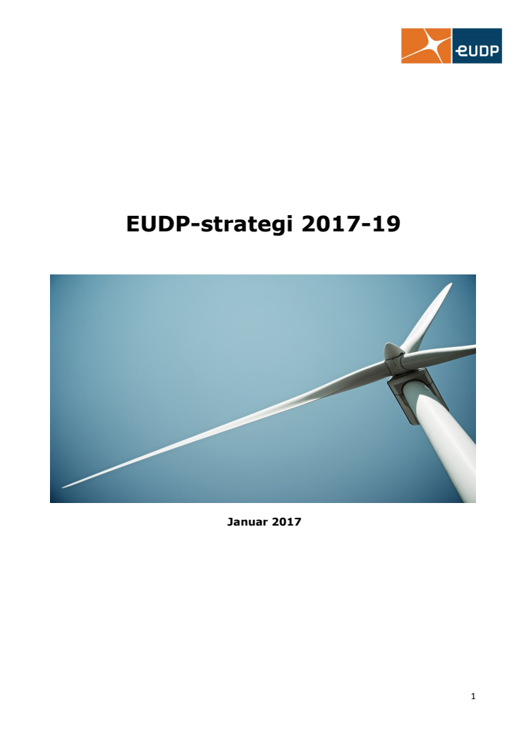 EUDP-strategi 2017-19