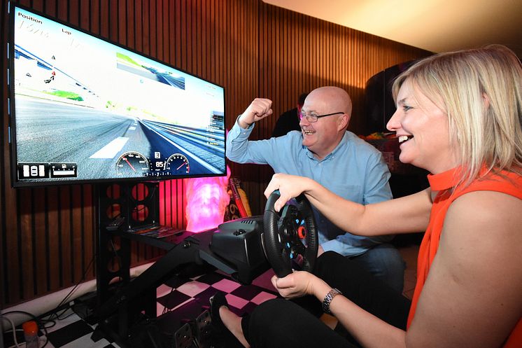 Guests put their driving skills to the test