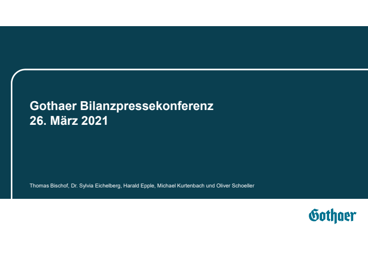 Präsentation BPK Gothaer Konzern 26. März 2021