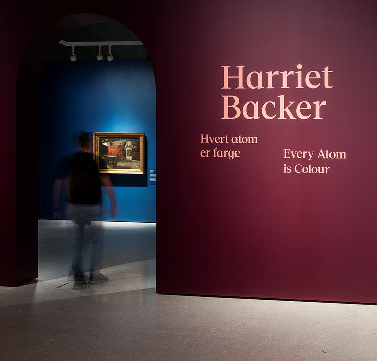 Harriet Backer. Hvert atom er farge