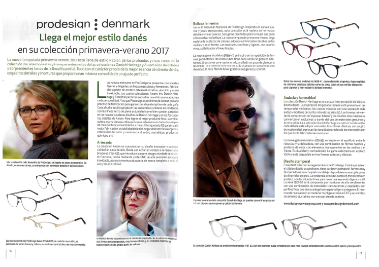 ProDesign Denmark seen in Look Vision