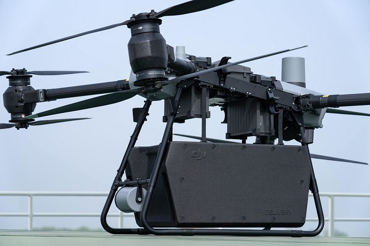 El primer dron de reparto de DJI despega a nivel mundial