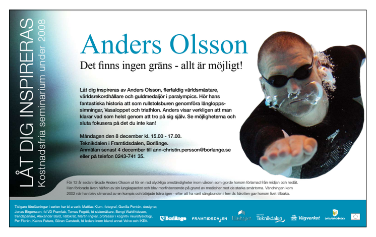 Anders Olsson - Det finns ingen gräns - allt är möjligt!