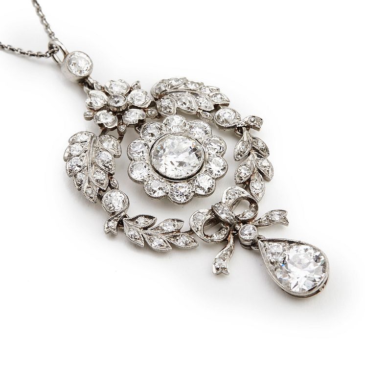 Belle Époque diamond pendant | Bruun Rasmussen Auctioneers