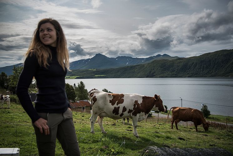 Cattle farmer Anne Guro Dahle