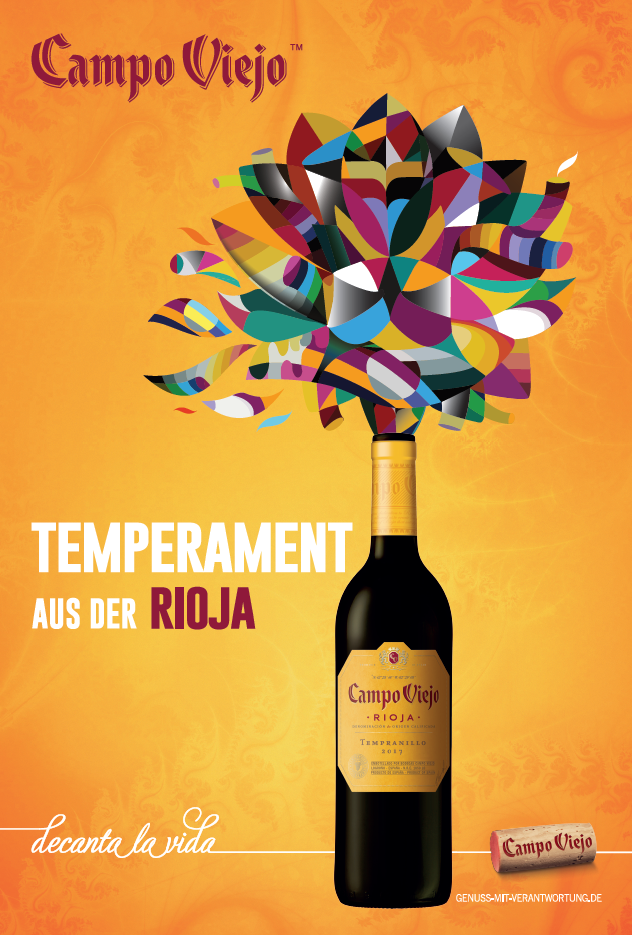 Temperament aus der Rioja - Campo Viejos erste Mediakampagne