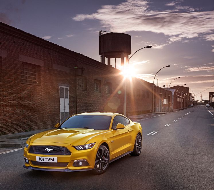 Nye Ford Mustang lanseres for første gang i Europa i 2015