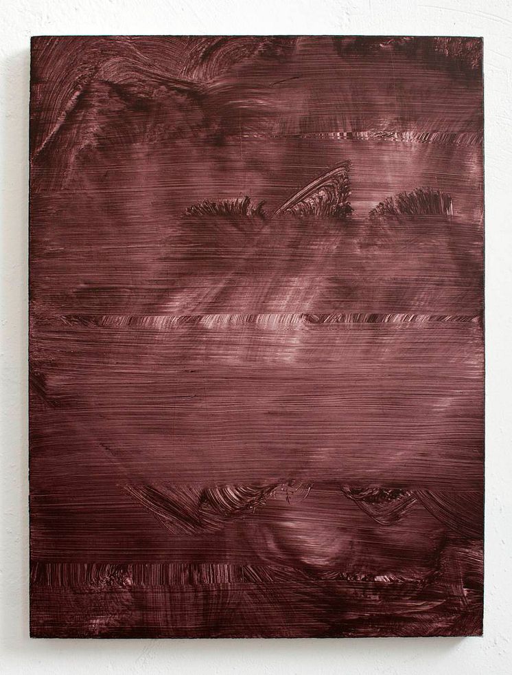 Jakob Ojanen, Untitled, Acrylic on canvas, 60x45 cm, 2019