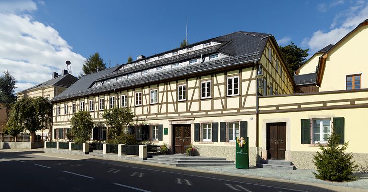 Stammhaus der Manufaktur Wendt & Kühn in Grünhainichen und Sitz der Wendt & Kühn-Welt
