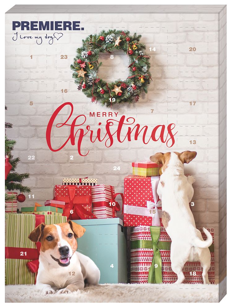 PREMIERE Adventskalender für Hunde, UVP: 6,99 €