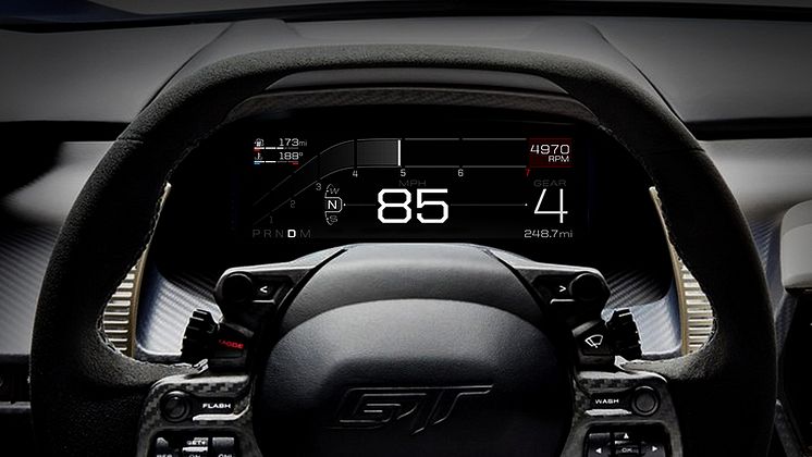 Ford GT Instrumentpanel - Normal Mode