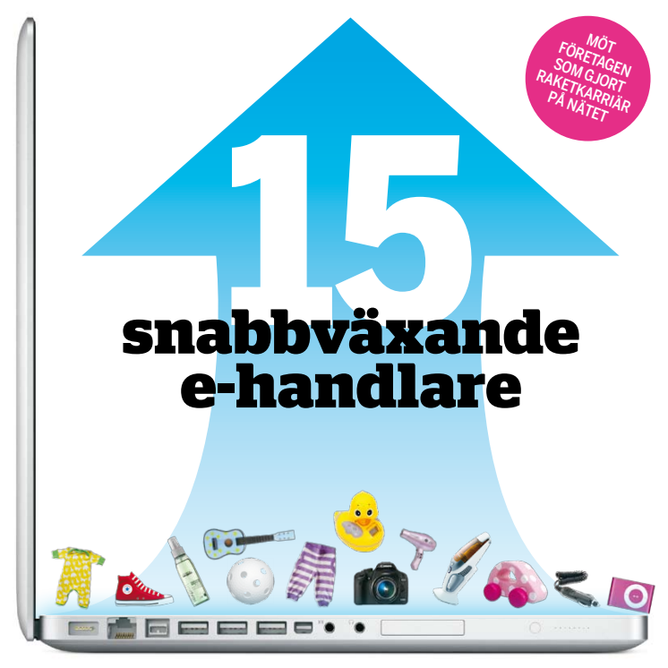 "15 snabbväxande e-handlare", Posten AB, 2009-05-14