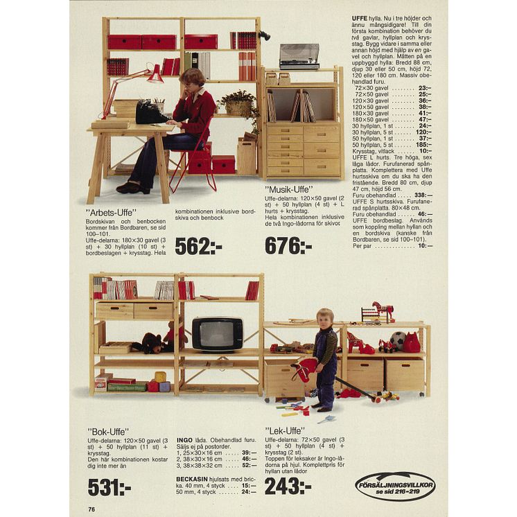 UFFE: IKEA katalogside 1980