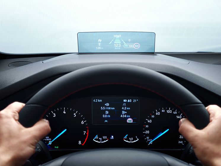 Ny Ford Focus ST-Line Heads-Up Display