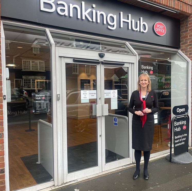 Mairi Wingate Postmistress and Barton-upon-Humber Banking Hub operator