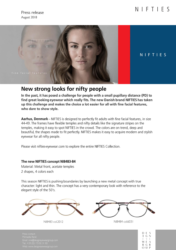 NIFTIES - New strong looks for nifty people
