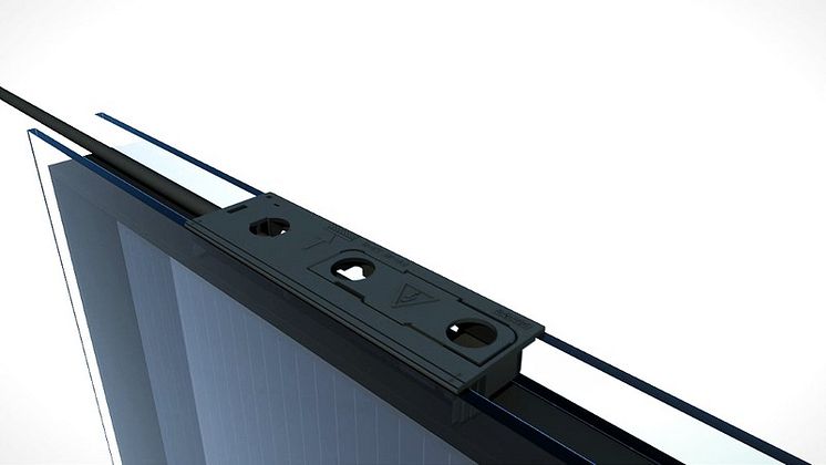 Minikontakt för fasadintegrerade solpaneler, BIPV