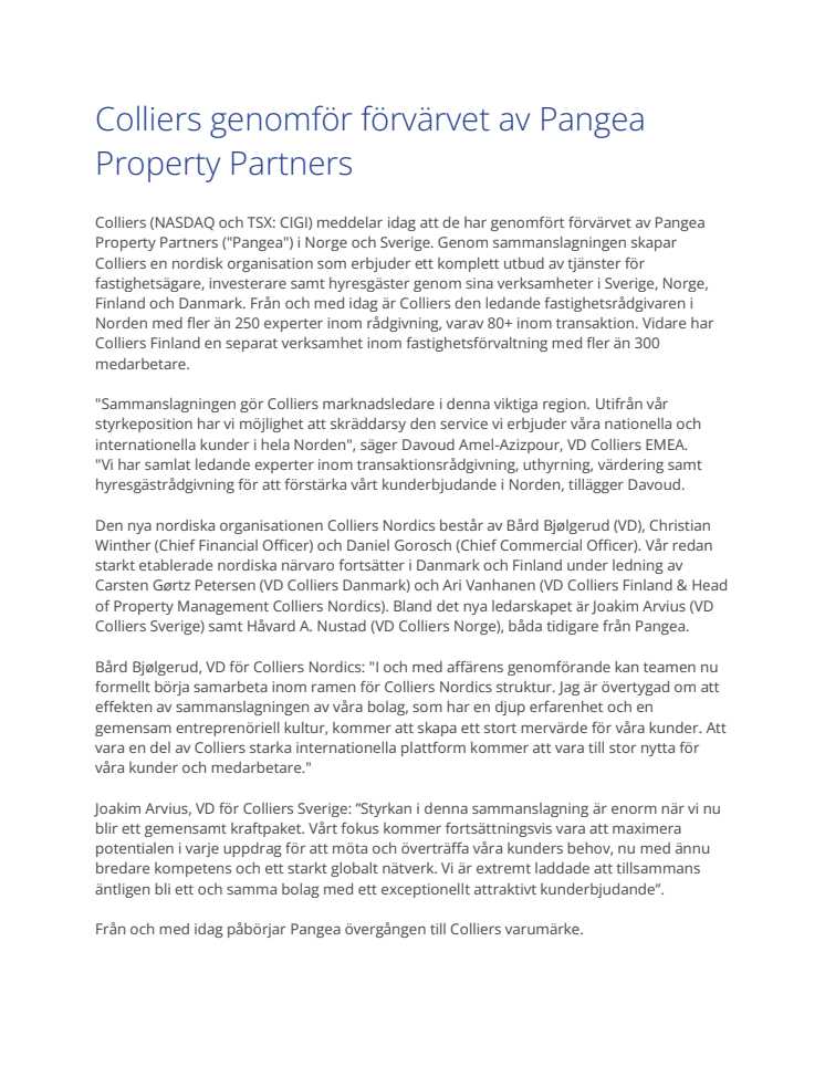 Colliers genomför förvärvet av Pangea Property Partners.pdf