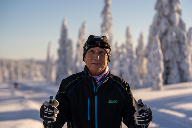 Bjørn Nysæter, 72 år, klar for årets Trysil Skimaraton